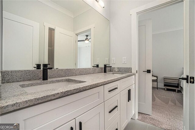 396 Academy St, Alpharetta, GA 30009 - full bath featuring double vanity