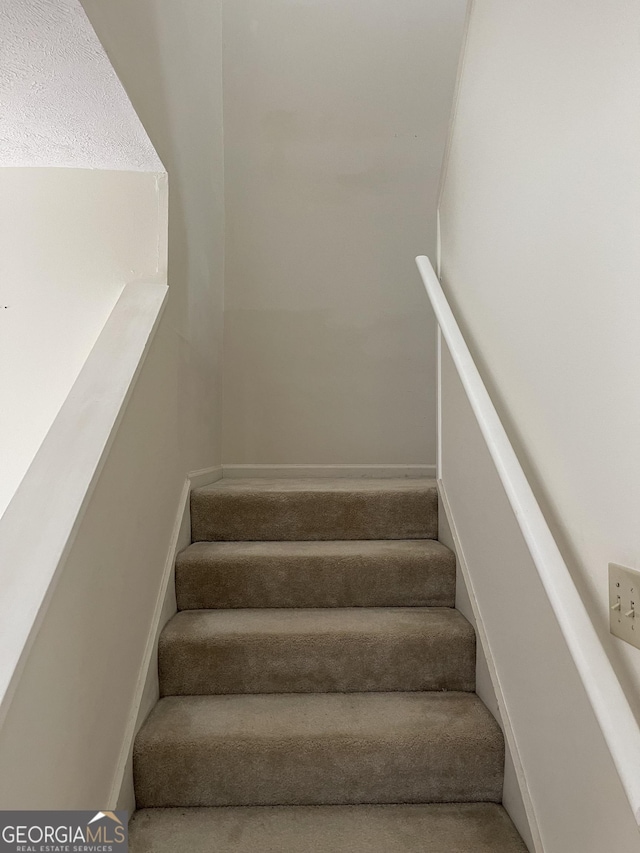 view of staircase