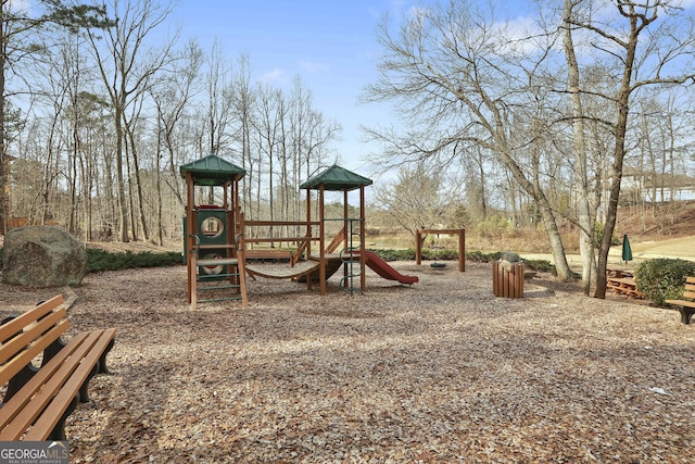 view of community playground