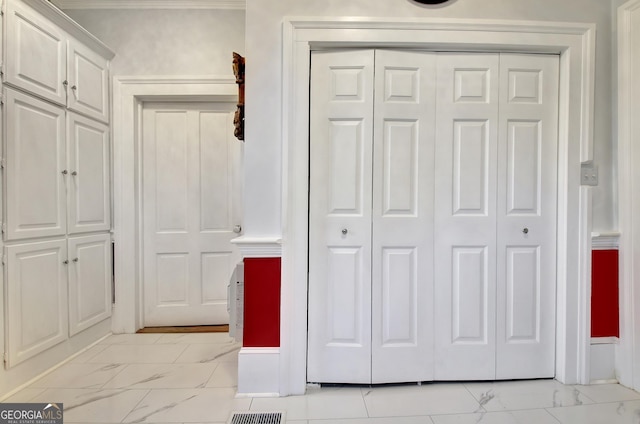 151 Flat Shoals Rd, Woodbury, GA 30293 - interior space with marble finish floor