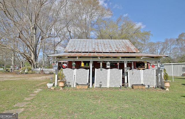 151 Flat Shoals Rd, Woodbury, GA 30293 - view of outdoor structure featuring fence