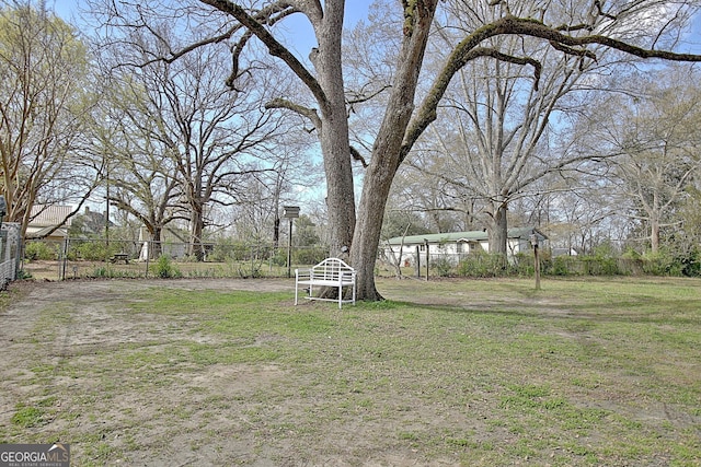 151 Flat Shoals Rd, Woodbury, GA 30293 - view of yard with fence