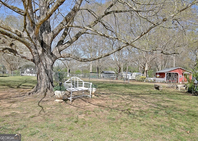 151 Flat Shoals Rd, Woodbury, GA 30293 - view of yard with fence