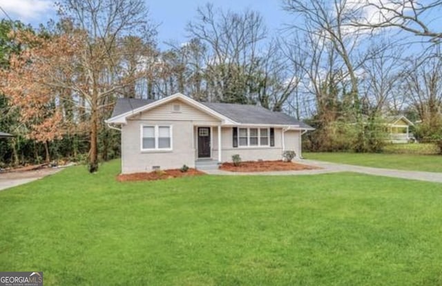 1643 Columbia Dr, Decatur, GA 30032 - view of front of home with a front yard