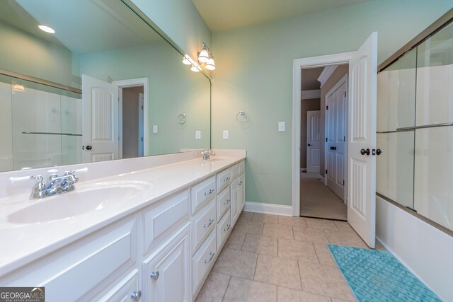 interior space featuring baseboards, ceiling fan, dark wood-style flooring, and vaulted ceiling