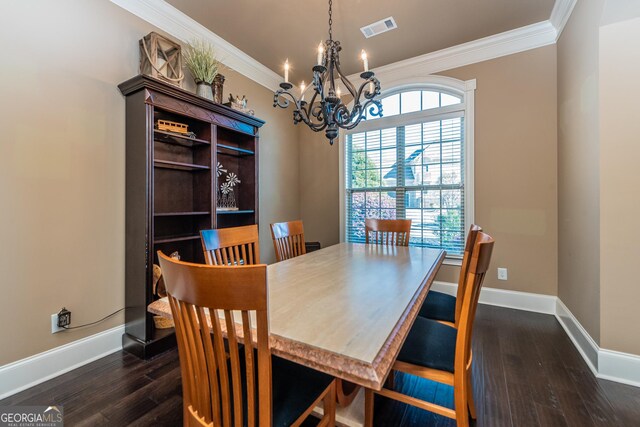 entrance foyer with stairway, an inviting chandelier, a high ceiling, arched walkways, and dark wood-type flooring