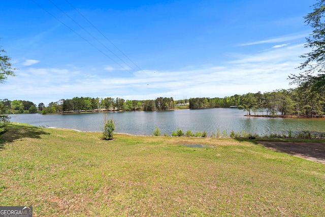 property view of water