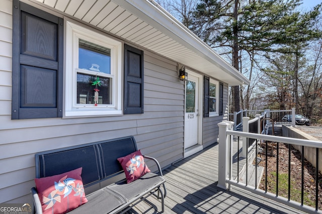 625 Sunnyside Shores Rd, Hiawassee, GA 30546 - view of wooden deck