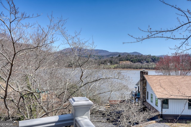 625 Sunnyside Shores Rd, Hiawassee, GA 30546 - water view featuring a mountain view