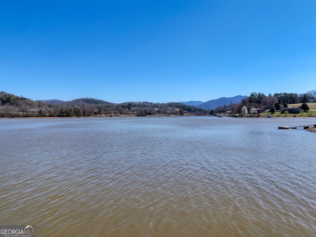 625 Sunnyside Shores Rd, Hiawassee, GA 30546 - property view of water featuring a mountain view