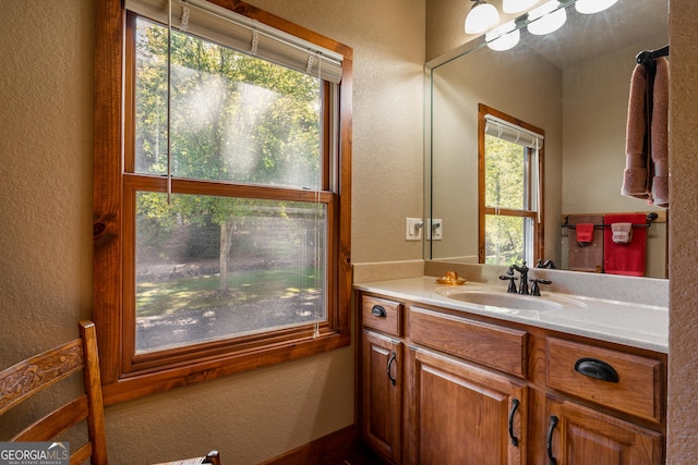 2778 Kelly Ln, Hiawassee, GA 30546 - bathroom with a textured wall and vanity