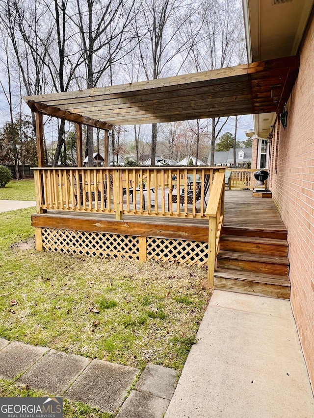 view of deck