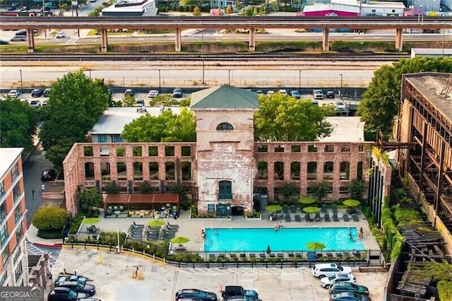 drone / aerial view