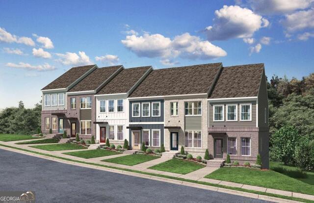 345 Skylar Way SE, Atlanta, GA 30315 - townhome / multi-family property with a front yard
