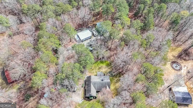 drone / aerial view