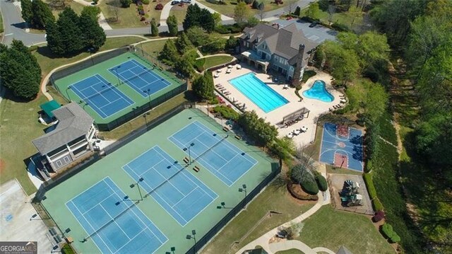 bird's eye view