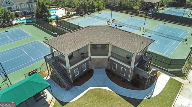 drone / aerial view