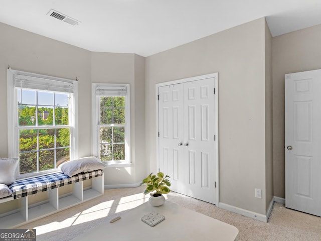 152 Vinings Lake Ct SW, Mableton, GA 30126 - sitting room with baseboards, visible vents, and carpet floors