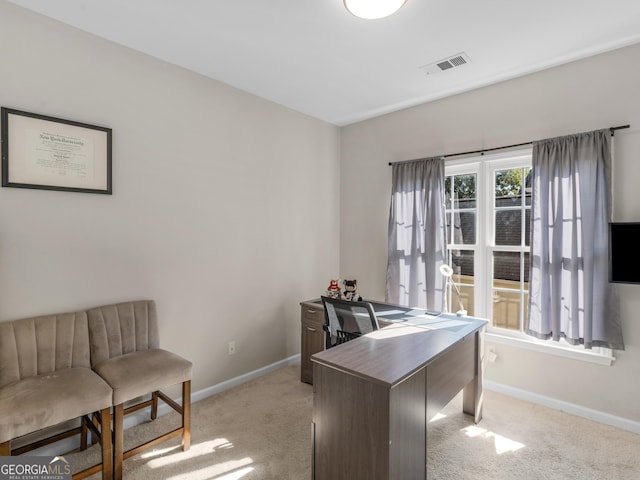 152 Vinings Lake Ct SW, Mableton, GA 30126 - office with light carpet, baseboards, and visible vents
