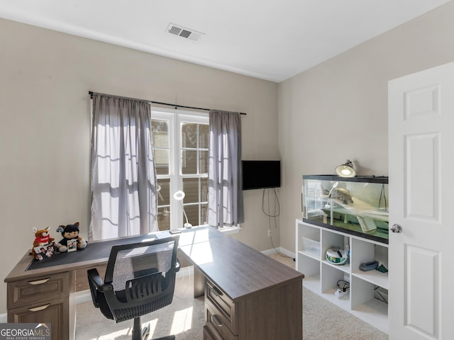152 Vinings Lake Ct SW, Mableton, GA 30126 - office area featuring carpet, baseboards, and visible vents