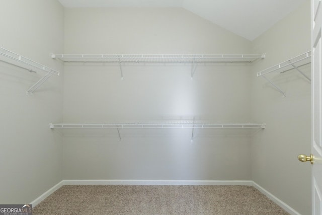 4071 Cottage Oaks Dr Unit 3, Acworth, GA 30101 - spacious closet with carpet flooring and vaulted ceiling