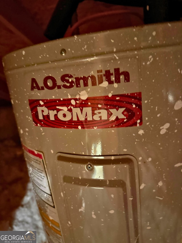 5555 Carlton Ln, Garfield, GA 30425 - detailed view of electric water heater