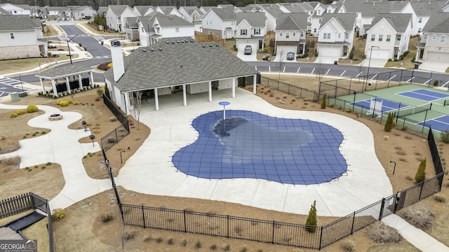 3739 Silvery Way, Powder Springs, GA 30127 - aerial view featuring a residential view