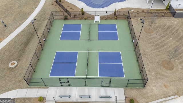 3739 Silvery Way, Powder Springs, GA 30127 - view of tennis court with fence