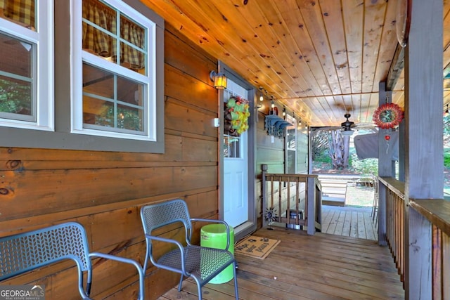 656 River Vista Dr, Dillard, GA 30537 - view of wooden porch