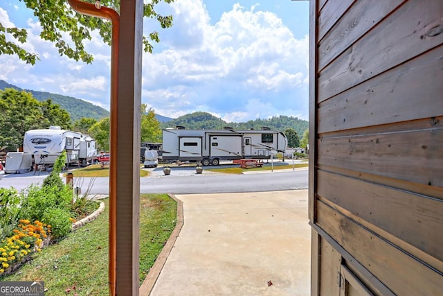 656 River Vista Dr, Dillard, GA 30537 - view of yard featuring a mountain view