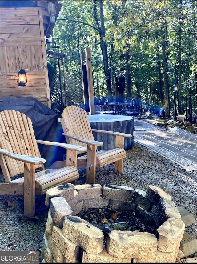view of home's community with a patio