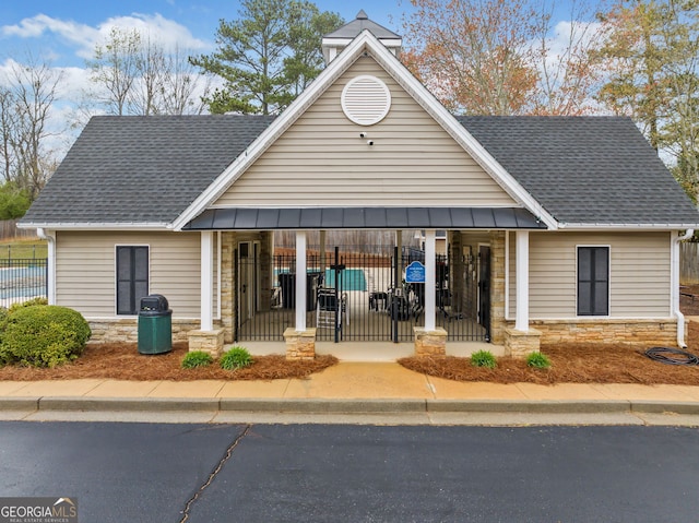 455 Ellesmere Way, Buford, GA 30518 - view of property with fence