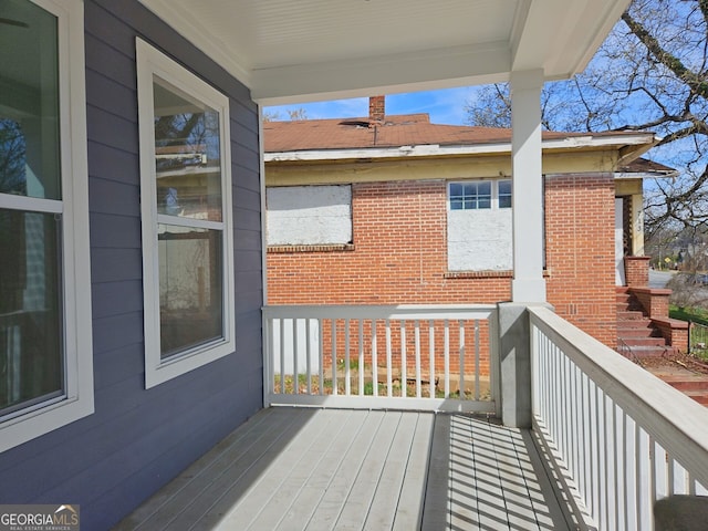 721 Cascade Ave SW, Atlanta, GA 30310 - view of wooden terrace