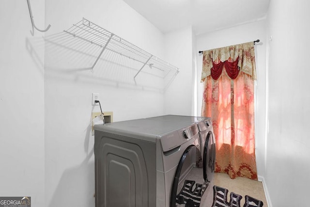 1621 Telfair Chase Way, Lawrenceville, GA 30043 - washroom featuring independent washer and dryer, carpet, laundry area, and baseboards