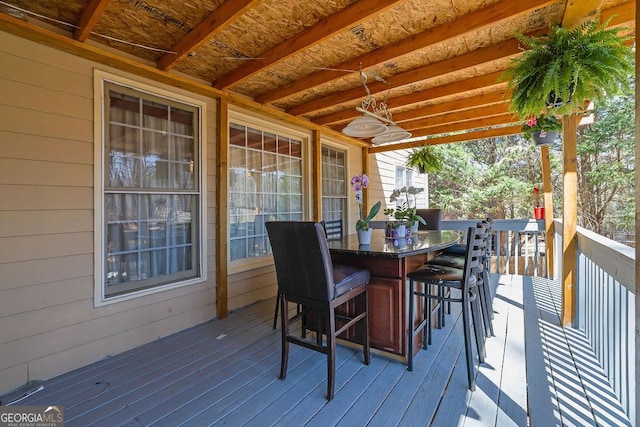 1621 Telfair Chase Way, Lawrenceville, GA 30043 - deck featuring outdoor dining space