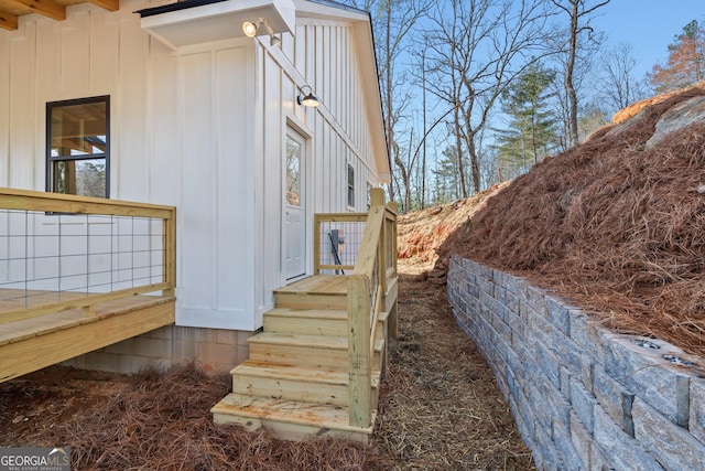 164 Colorado Ln, Clayton, GA 30525 - view of side of home featuring board and batten siding