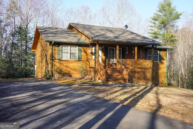 224 Buckshot Ln, Tiger, GA 30576 - view of front of home featuring a porch