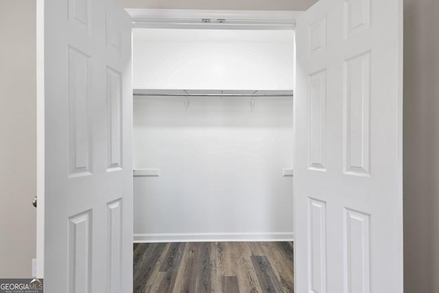 view of closet