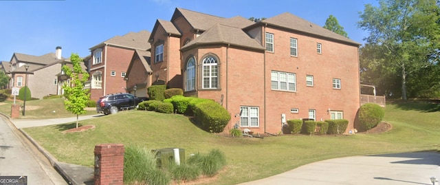 view of property with a residential view