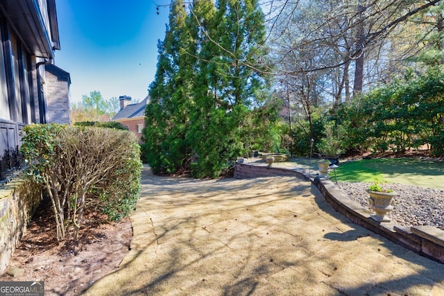 3491 Falls Branch Ct, Buford, GA 30519 - view of yard featuring a patio area