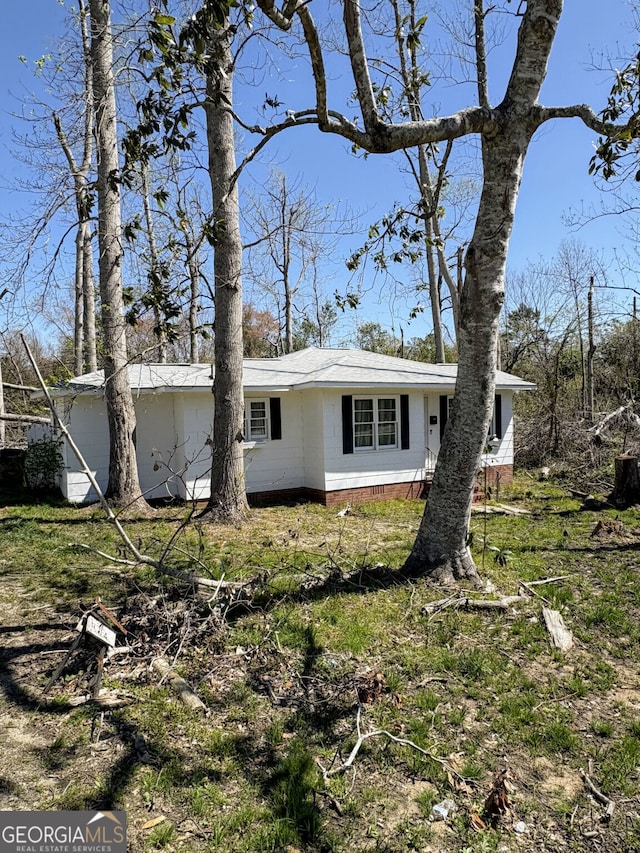 view of front of property