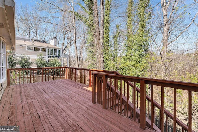 view of deck