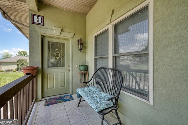 1649-H Lakeview Dr, Young Harris, GA 30582 - property entrance featuring stucco siding