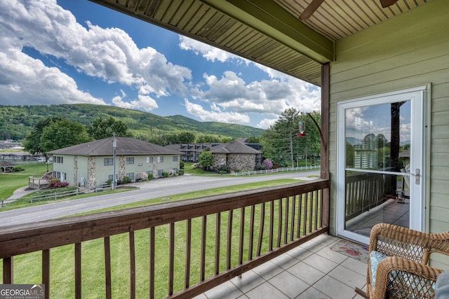 1649-H Lakeview Dr, Young Harris, GA 30582 - balcony with a mountain view