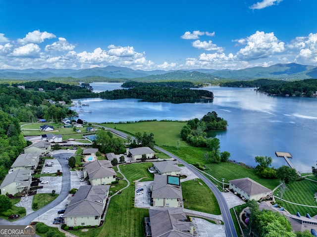 1649-H Lakeview Dr, Young Harris, GA 30582 - aerial view of a water and mountain view