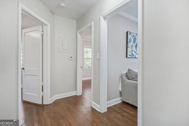 1013 Columbia Dr, Decatur, GA 30030 - hall with wood finished floors and baseboards