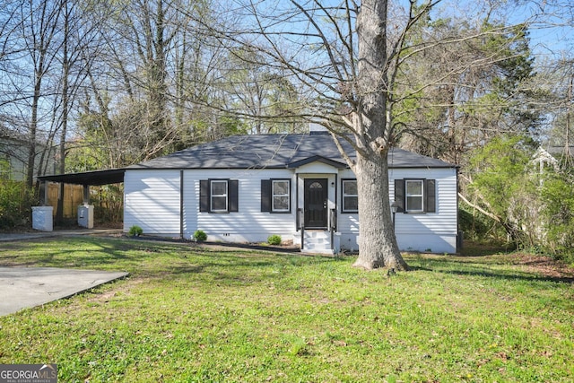 1013 Columbia Dr, Decatur, GA 30030 - ranch-style house featuring crawl space and a front lawn