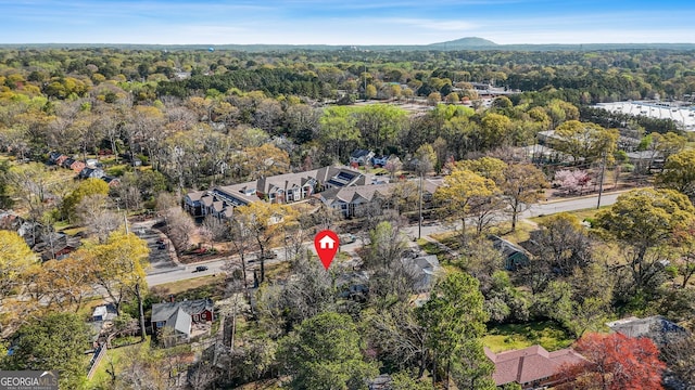1013 Columbia Dr, Decatur, GA 30030 - view of property location featuring a heavily wooded area