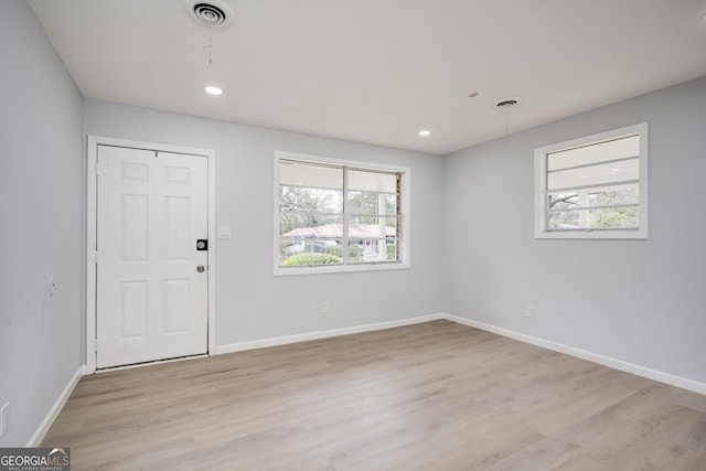 2352 Helsinki Dr, Augusta, GA 30906 - entryway with plenty of natural light, visible vents, and light wood-style floors