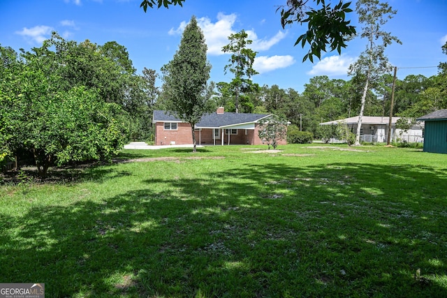 view of yard
